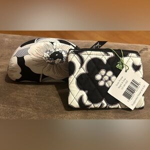 NWT Vera Bradley Hard Glasses/Sunglasses Case and Coin Purse